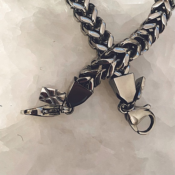 Set 3-pic Cuban links chain .... - Picture 5 of 17